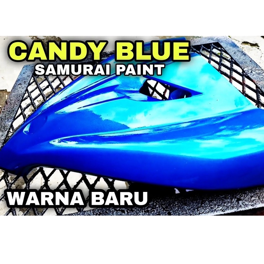 Pilox Pilok Cat Semprot New Samurai Paint Kurobushi Candytone Biru / Candy Blue (Y111*) 400ml
