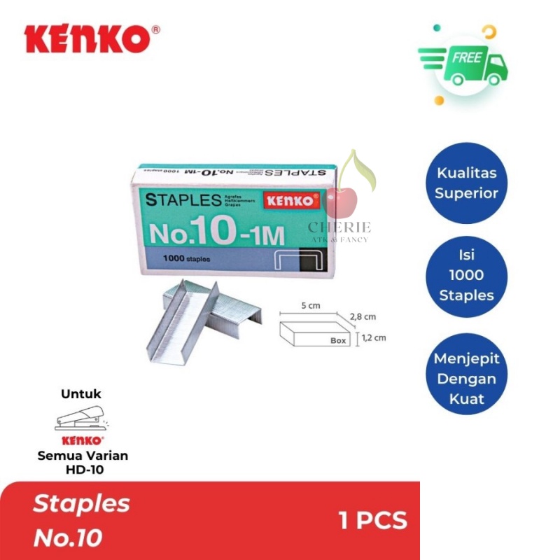 

Isi Staples KENKO No.10-1M - 1 Box