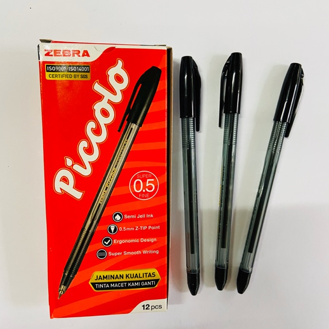 

Pulpen Piccolo ZEBRA Pen isi 1 lusin