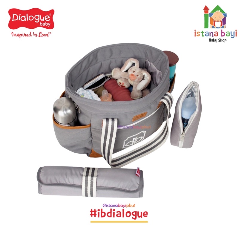 Dialogue Baby Tas Besar 5in1 Set Classy Series DGT7413 - Tas Bayi