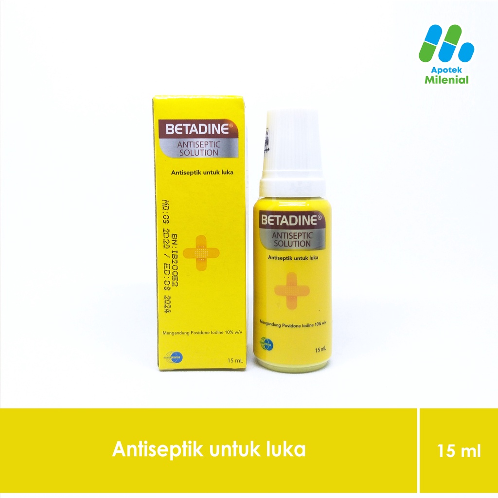 Betadine Solution 15 ml Mengatasi Luka