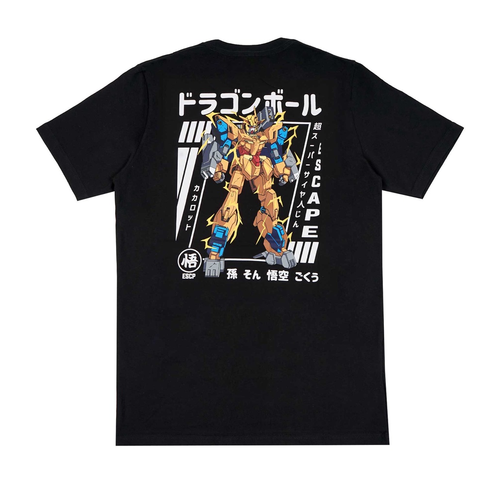 Escaperfect T-shirt Anime Gundam Breaker - Black Kaos Pria