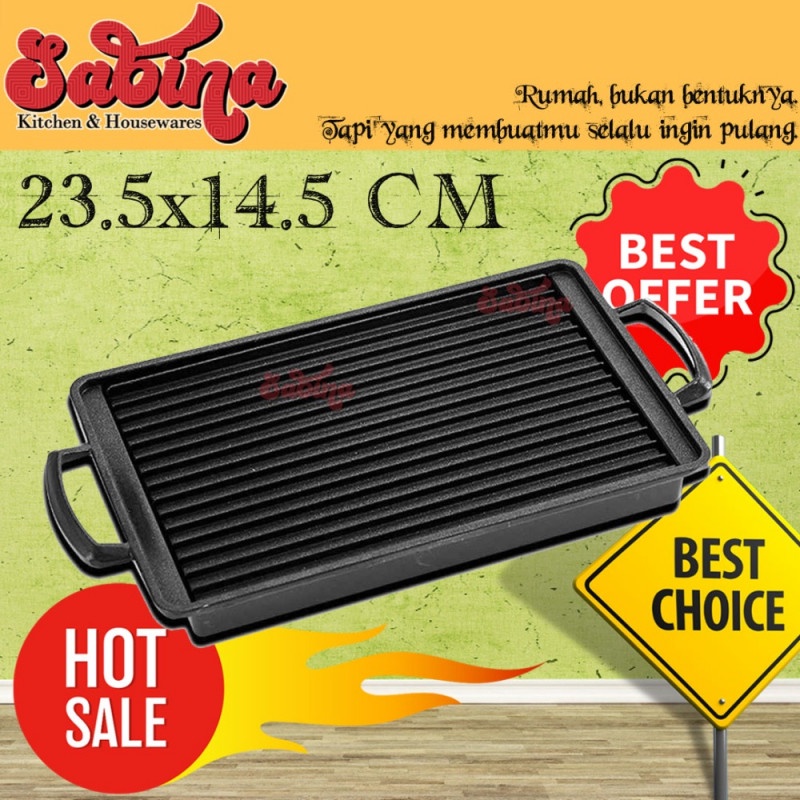 Alat Panggang Arang Portable Tungku Kompor BBQ Griller Aluminium H23