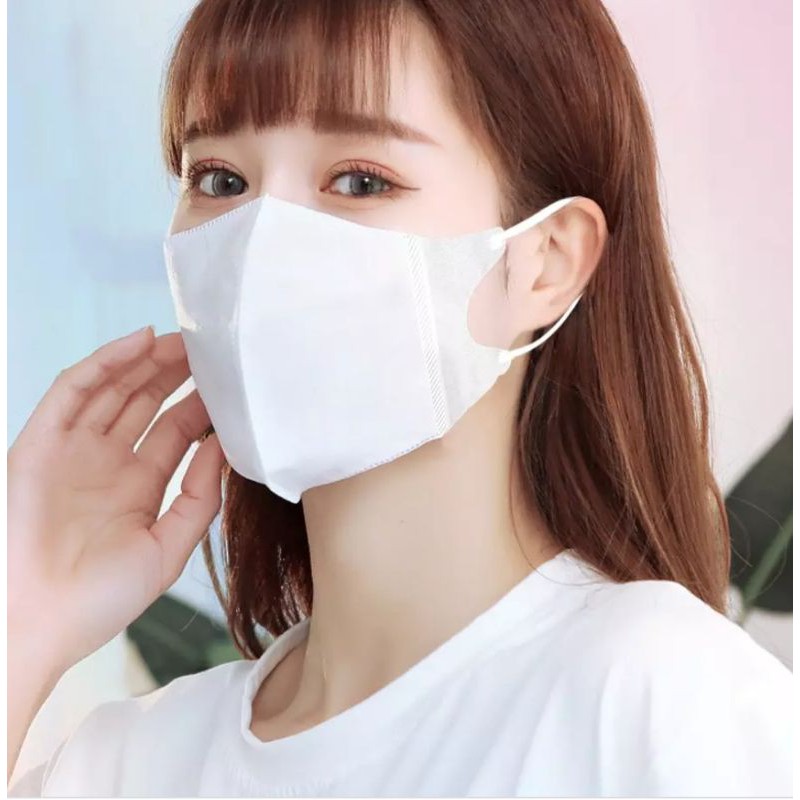 MASKER DUCKBILL Ecer putih Hitam Warna Warni