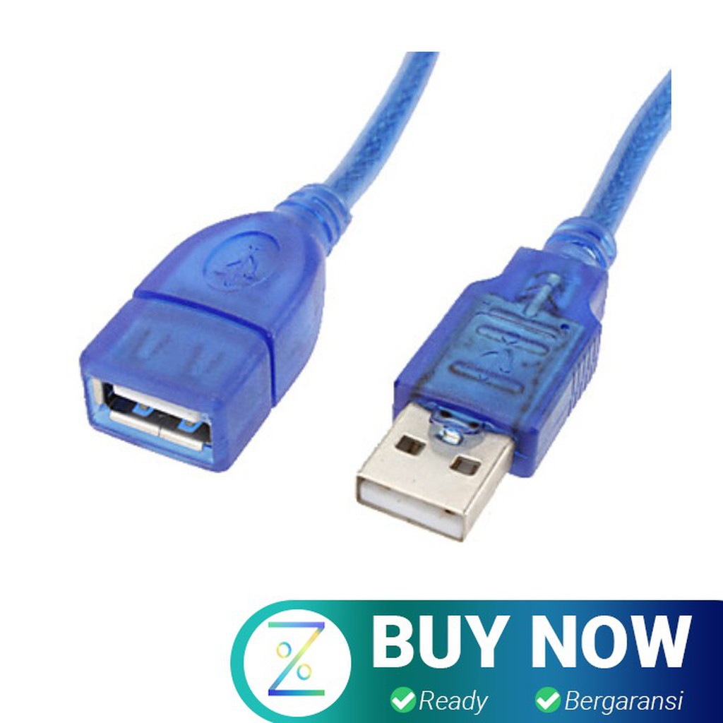 Kabel USB Extension Cable 2.0 AM AF 20cm - A13 - Blue