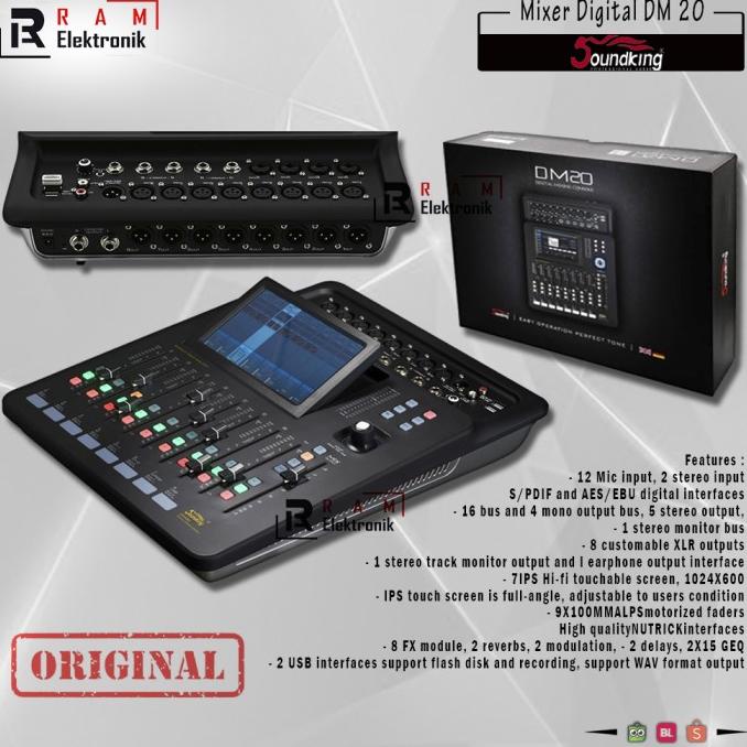 Mixer Digital Soundking DM20 DM 20 2 0 New Original By SoundKing