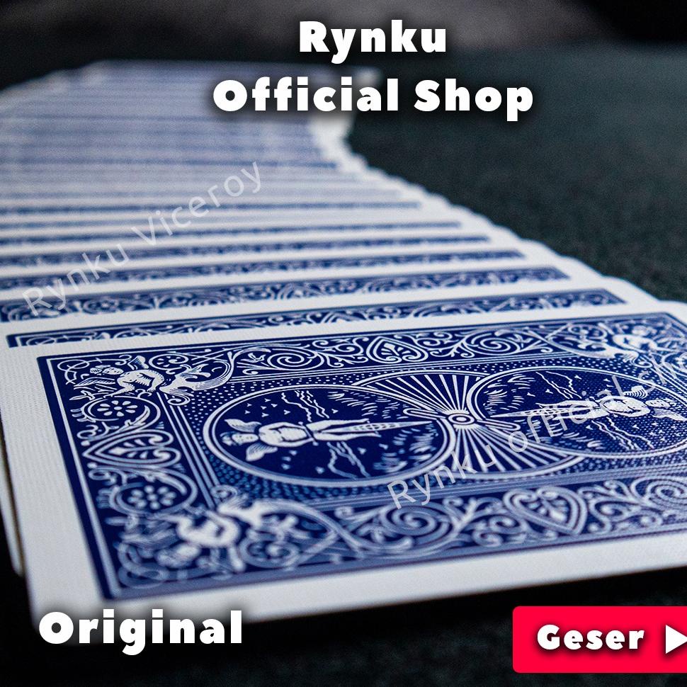 Kartu Remi Bicycle Standard Deck Biru Blue Playing Card