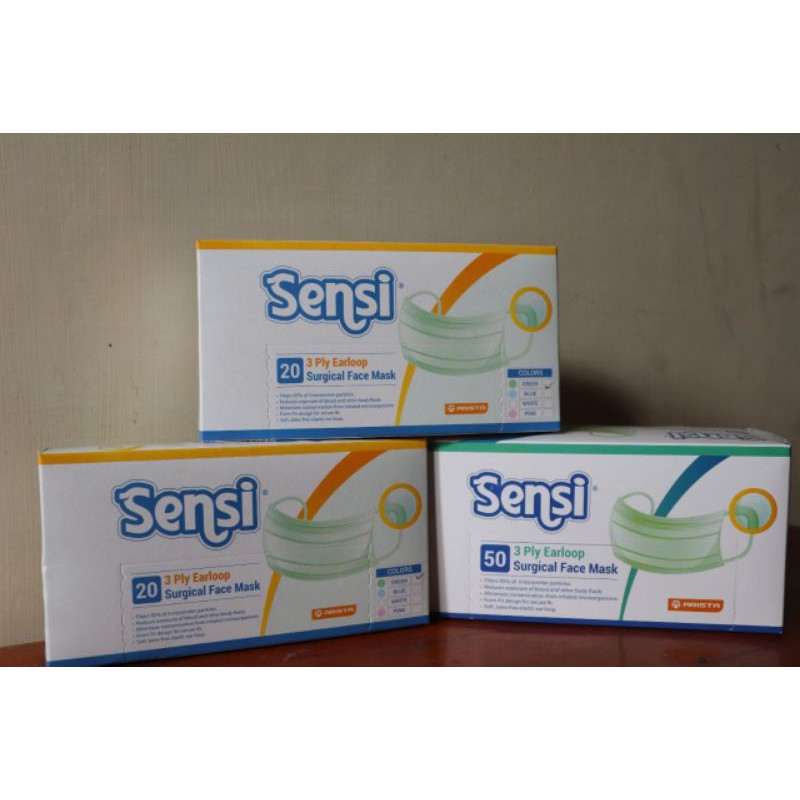 Masker Sensi Earloop isi 50pcs