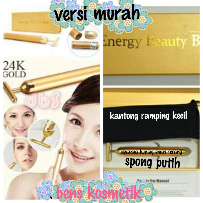 MURAHH Facelift 24K / Energy Gold Bar (24k gold t-bar) stik gold