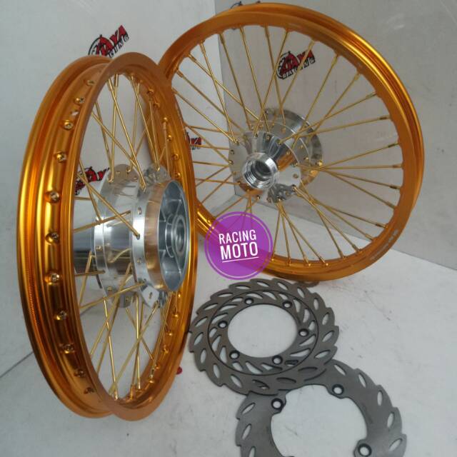 PAKETAN VELG CB FREE CAKRAM VELG TDR RING 17 LEBAR 160-140 PLUS STEL VELG LENGKAP DAN WARNA BISA REQ