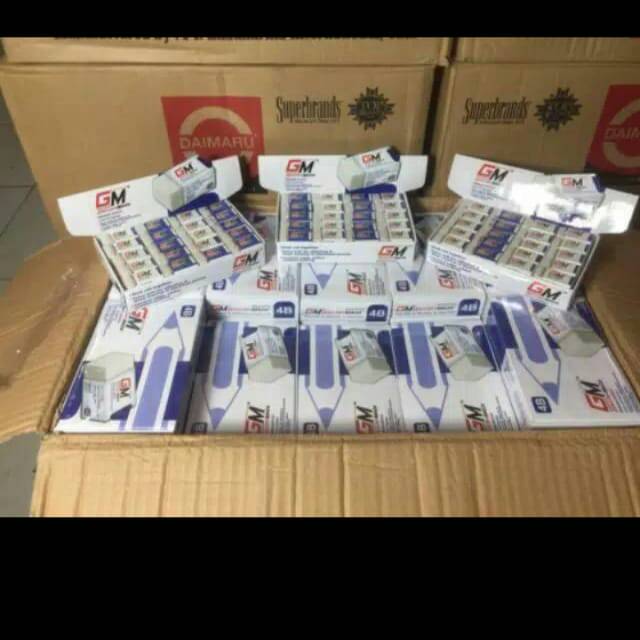

PROMO Penghapus pensil putih 1pack isi 40pcs