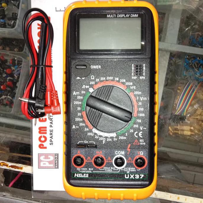 Multimeter Multitester Tester Avometer Heles Digital Ux37Tr Ux 37Tr Pcmelebik54 Kualitas Baik