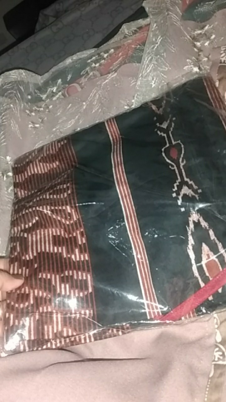 Tey-17 Batik Wanita Asj Sa Hrb026 Kenongo Kemeja Tosca Pendek