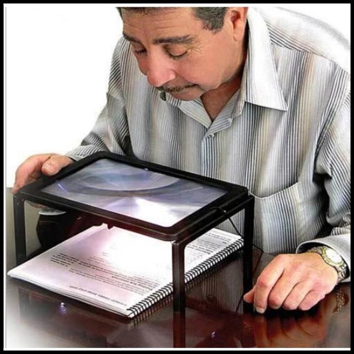 

Heaven | Meja Magnifier Kaca Pembesar Dgn Lampu Utk Baca, Reparasi Benda Kecil