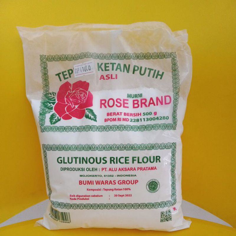 

Tepung Ketan Putih Rosebrand 500gr