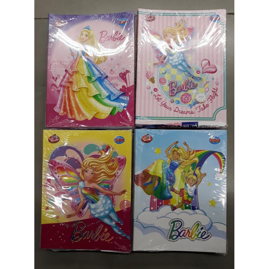 

BARU Buku Tulis SINAR DUNIA Motif BARBIE 38 Lembar 10 pcs