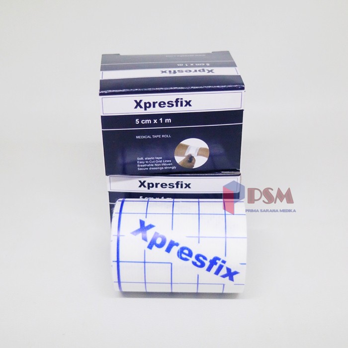 Xpresfix 5cm x 1m Gidcare / Plester Luka Sejenis Ultrafix Hypafix 5x1