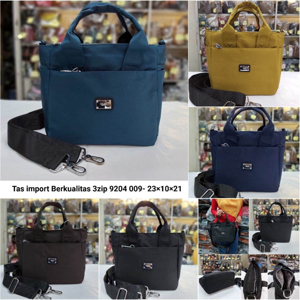 Tas import selempang parasut multifungsi fashion wanita