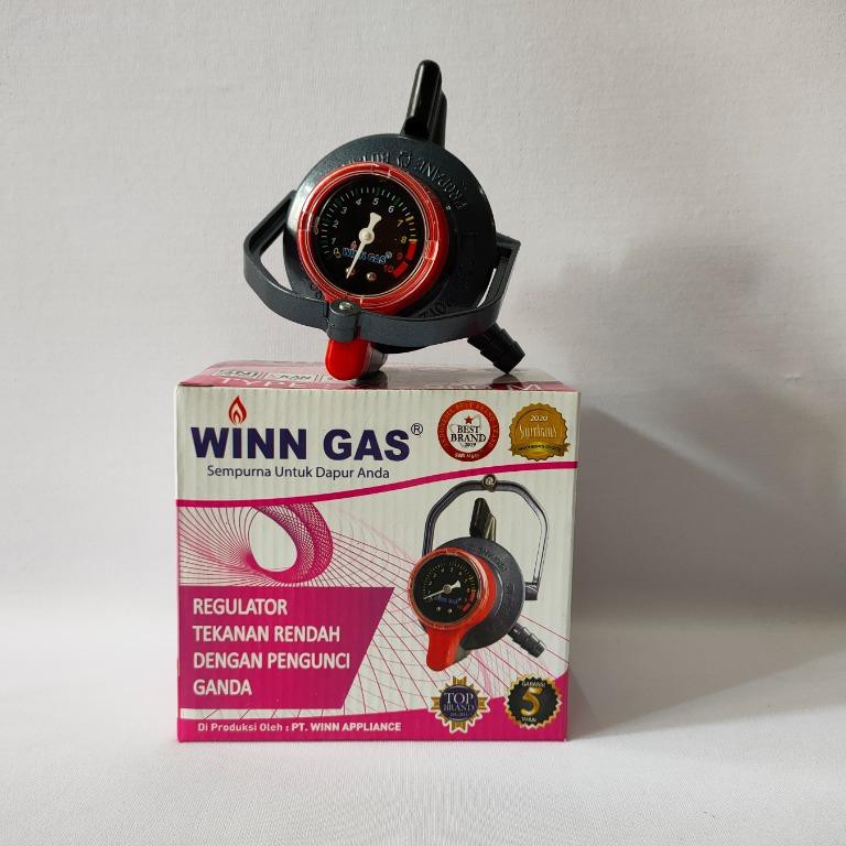 Winn Gas Regulator Tekanan Rendah Dengan Pengunci Ganda W-900 M