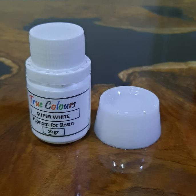 

Pigment pewarna resin 50 gr Super White - Putih bersih