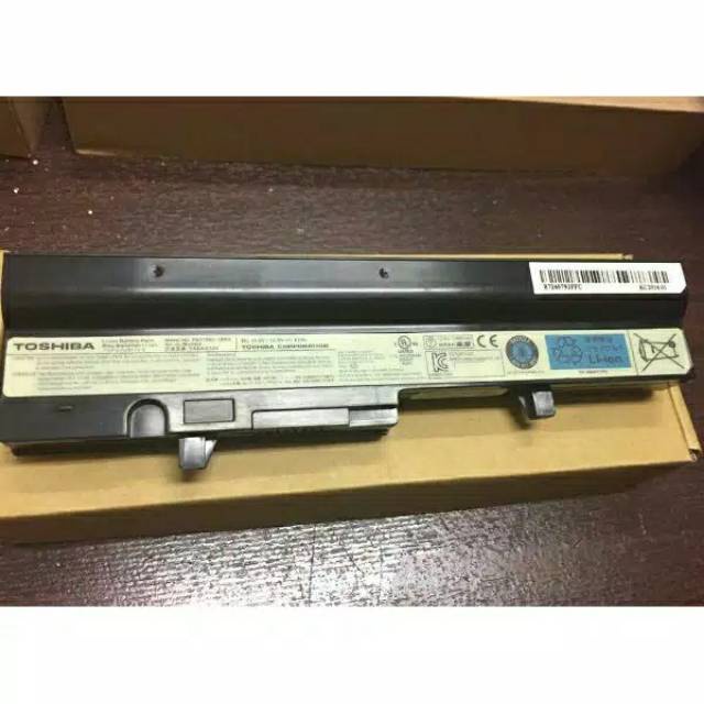 Baterai Original Toshiba NB300 NB301 NB305 PA3782U PA3783U PA3784U PA3785U Hitam