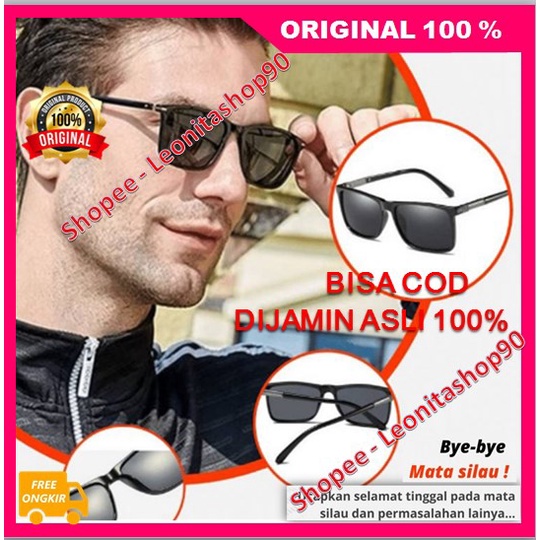 Glasses Ion Polarized Kacamata Anti Patah Anti Silau 100% ORIGINAL