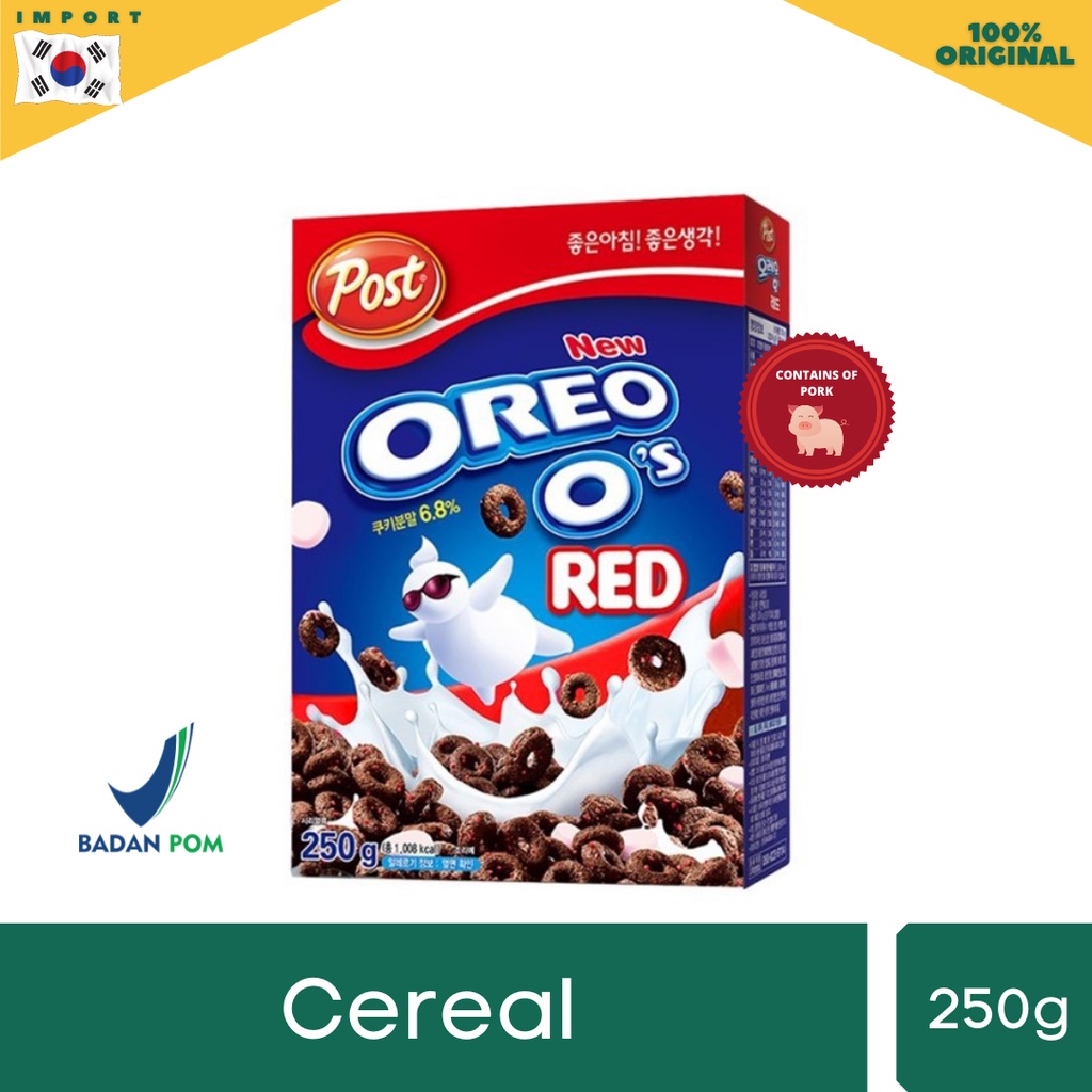 

POST OREO O's CEREAL With MARSHMALLOW - NON HALAL