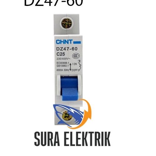Ω MCB Chint DZ47-60 1P 2A 4A 6A 10A 32A SALE ►