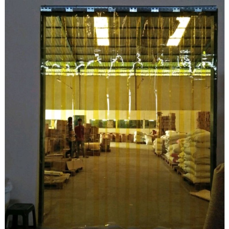 Tirai PVC Curtain Komplit ukuran L 1,5 meter x T 2,5meter