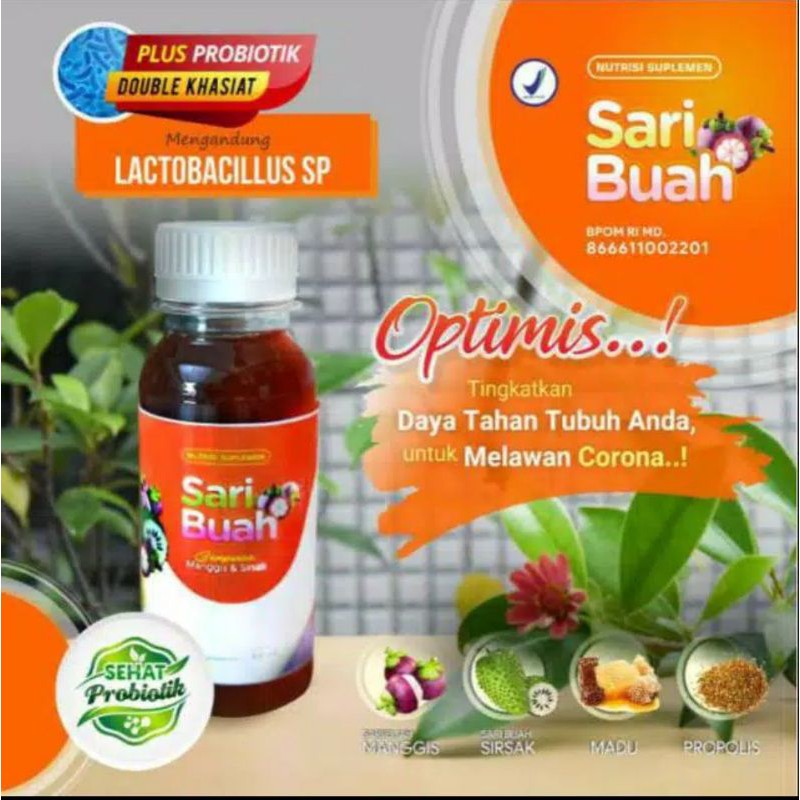

Sari Buah Probiotic sirsak manggis (Asli)