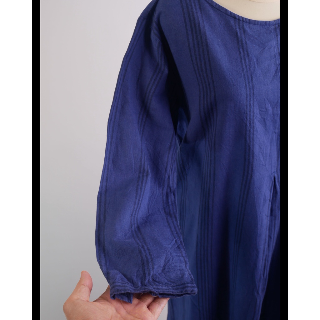 Dress Katun Biru (DK2.4) Image 5