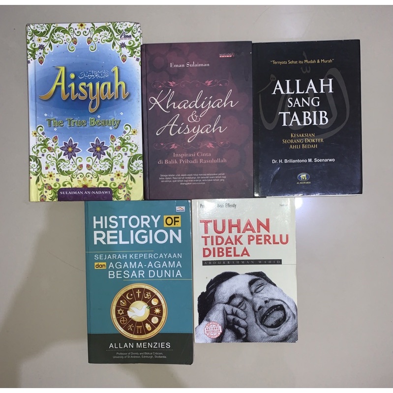 [PRELOVED] Briliantono Allah Sang Tabib , Eman Sulaiman Khadijah & Aisyah , Sulaiman An-Nadawi Aisya