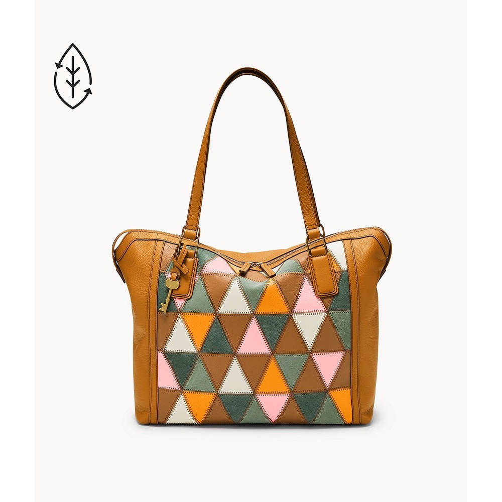 Fossil Jacqueline Tote Light Patchwork Tas Selempang Wanita ZB1684-195