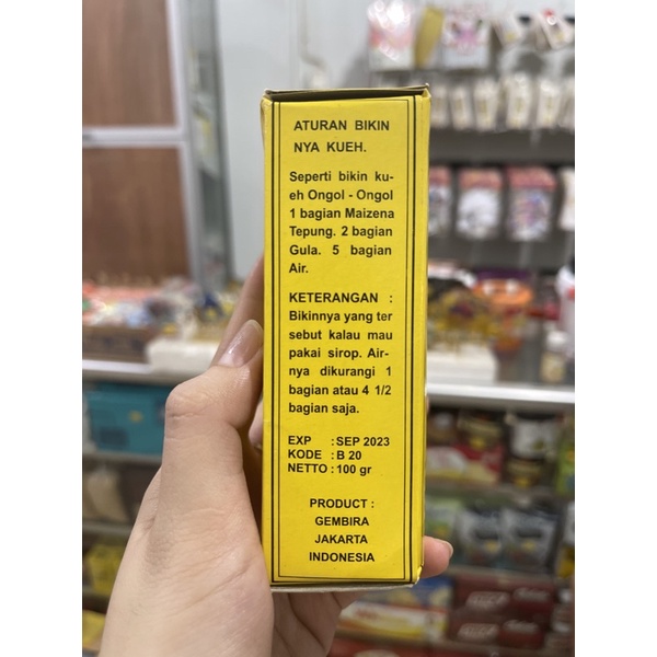 Maizena Bunga Intan 100gr / tepung kueh