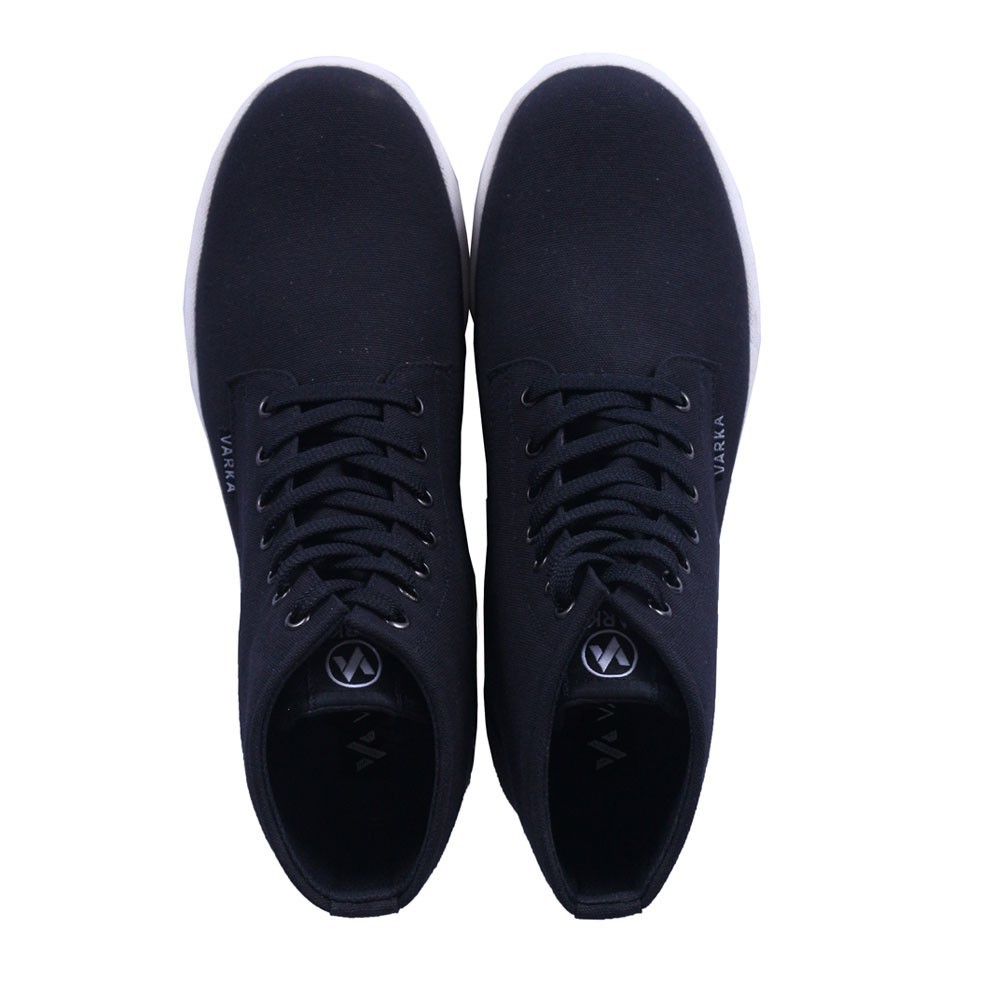 Sepatu Sneakers Pria V 053 Brand Varka Sepatu Boot Murah Berkualitas Warna Hitam