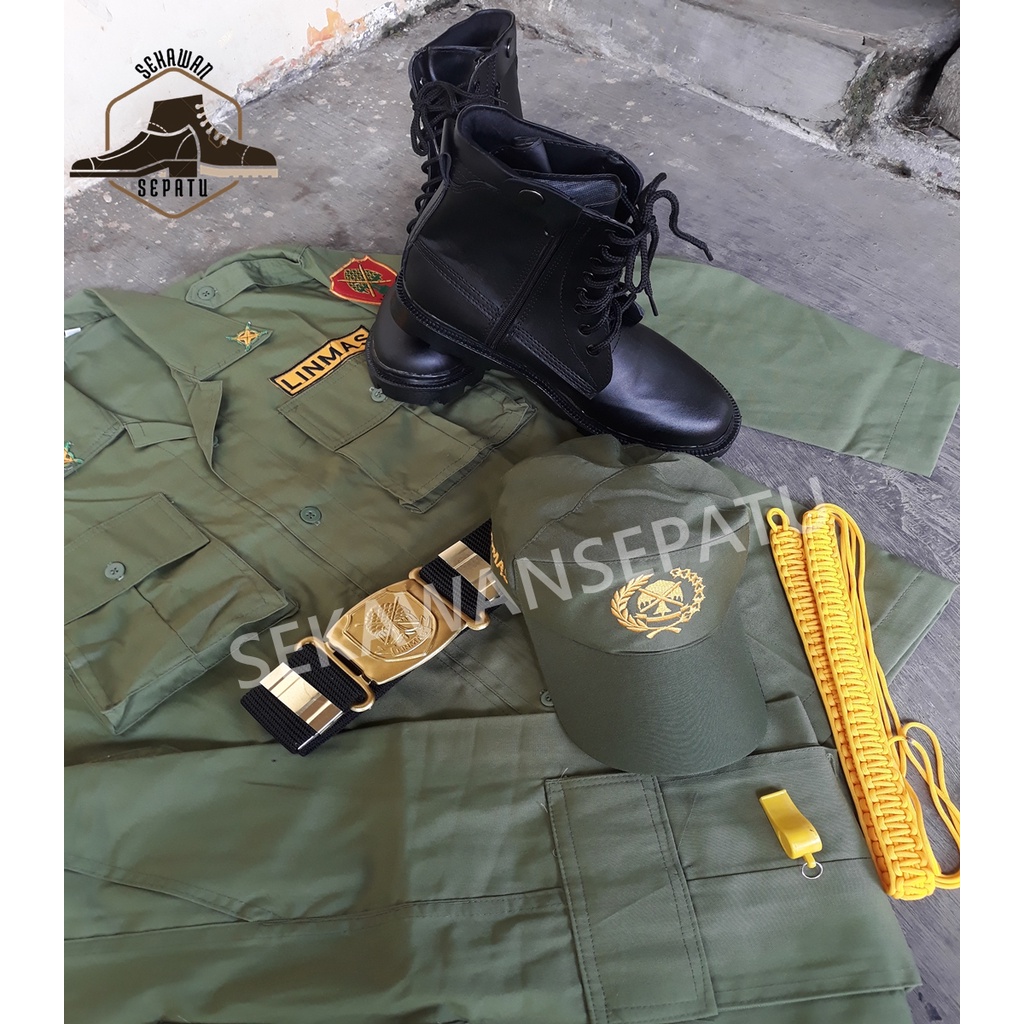 Seragam PDL Linmas Lengkap Seragam Hansip Linmas Pemilu