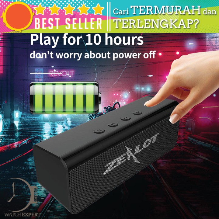 COD Portable Bluetooth Speaker 10W Zealot S31 - Black