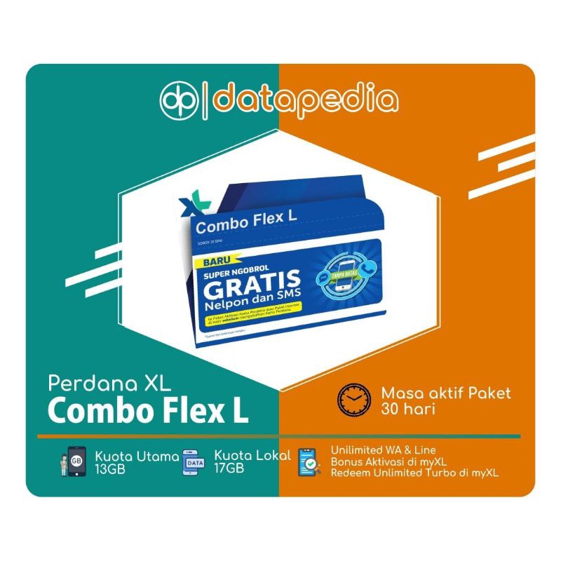 Kartu Perdana XL Combo Flex-L
