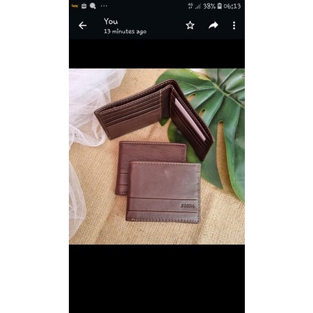 fsl lufkin bifold wallet dark brown