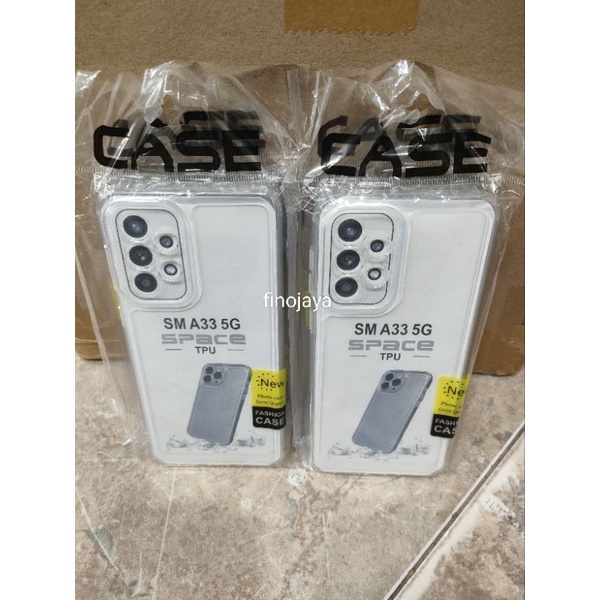 Softcase Samsung A33 5g Silikon Casing Selicon Case Bening Transparan Terasfaran Pelindung Pro Camera