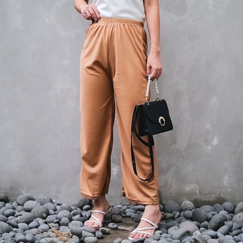 Arifirn Kulot Zora Crepe Pant - Celana Kulot Wanita Murah