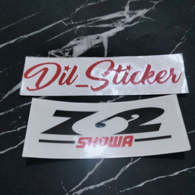 STICKER SHOWA Z62 PRINCUT TRANSPARAN