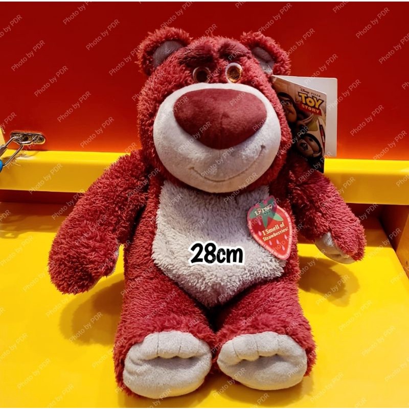 Boneka Plushie Beruang Toy Story Lotso Wangi Strawberry Tinggi 28cm