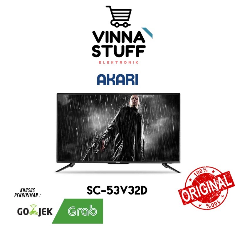 Televisi LED 32 Inch Akari SC-53V32D Smart Connect Digital TV Internet