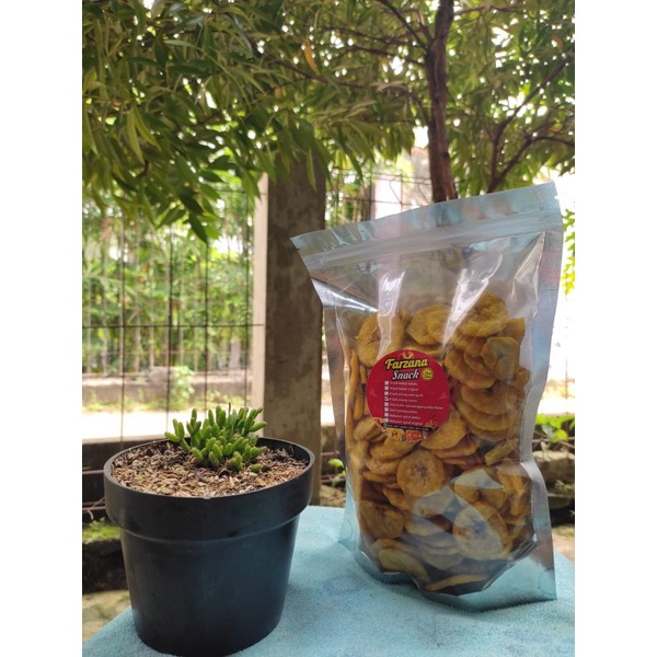 

PROMO!!! kripik pisang manis 300gr/snack lebaran/snack natal