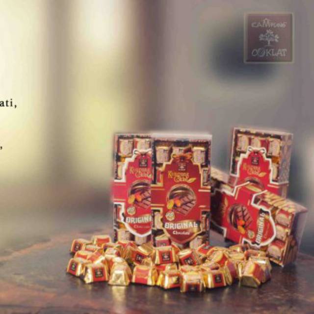 

Original Chocolate MK isi 15Pcs Kampung Coklat Blitar