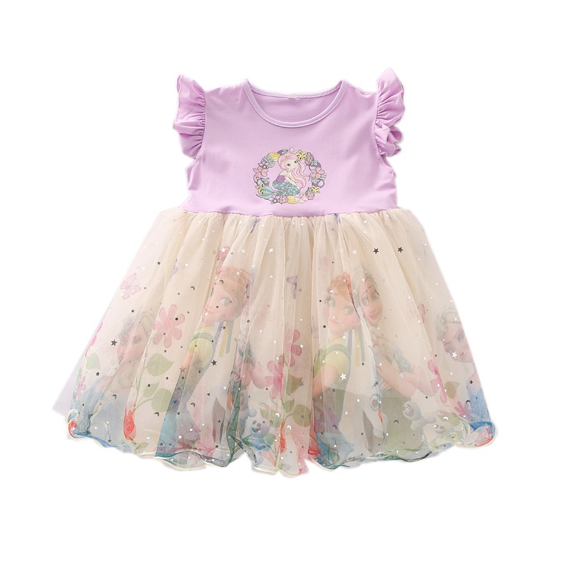 Dress Anak Perempuan Gaun Pesta Tutu bayi cewek Import - MERMAID STAR 9bln -3 Tahun Elegan Fashion-7