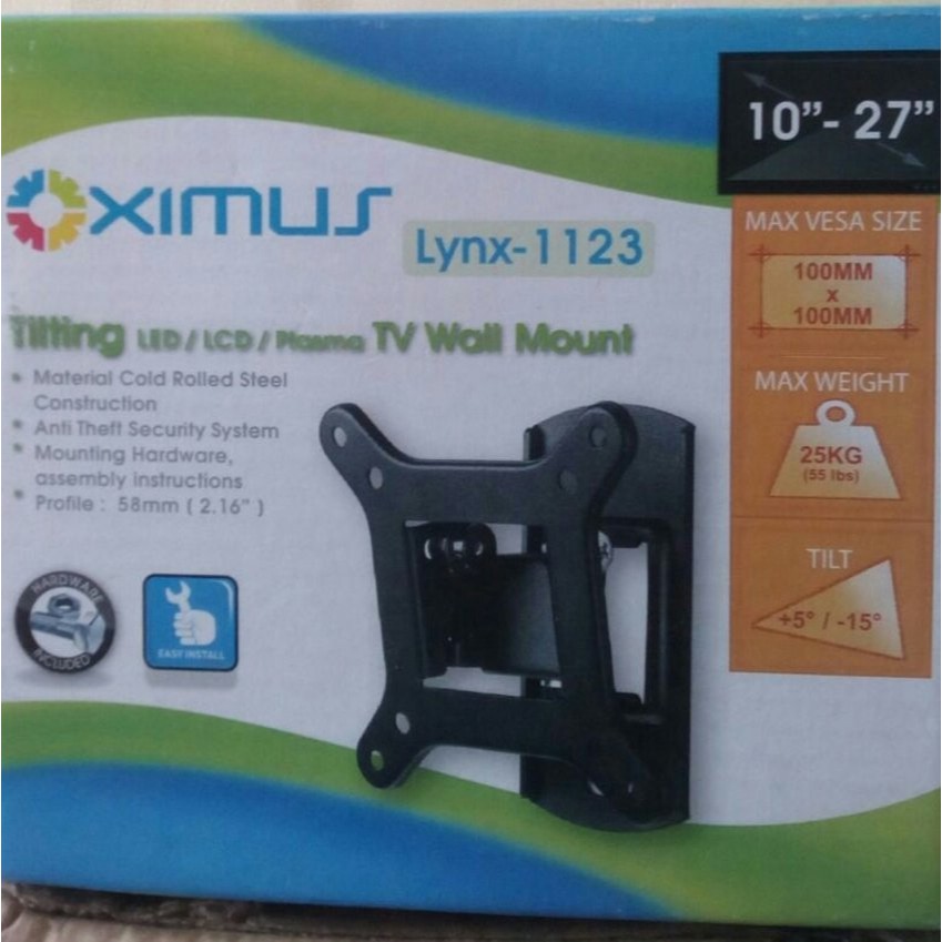 BRACKET Monitor Tilt Swivel LCD LED TV 13&quot; - 27&quot; OXIMUS LYNX-1123