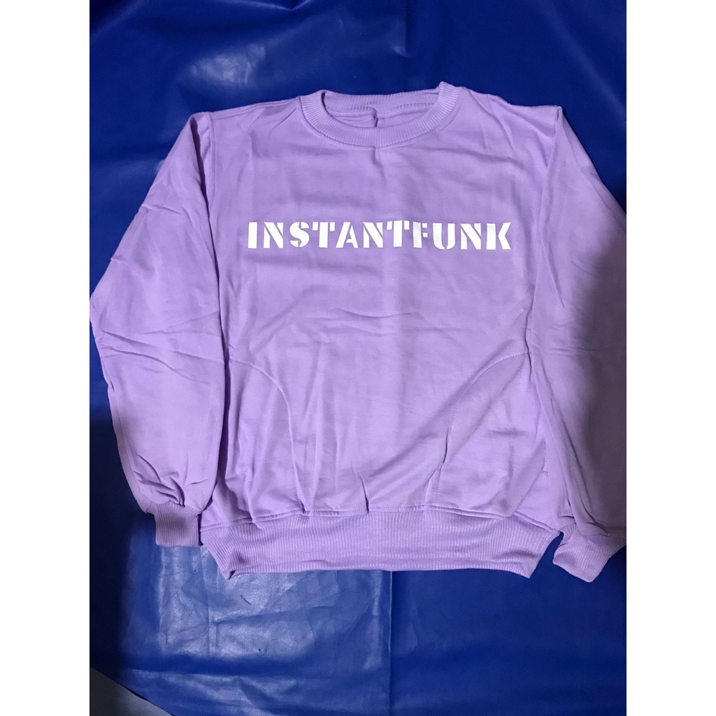 Sweater Basic Seventeen INSTANTFUNK UNGU MUDA