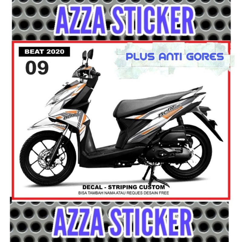 Stiker Dekal Beat 2020 Striping Motor Beat 2020 Full Sticker Decal Beat 2020 Stiker Beat 2020 Dekal 